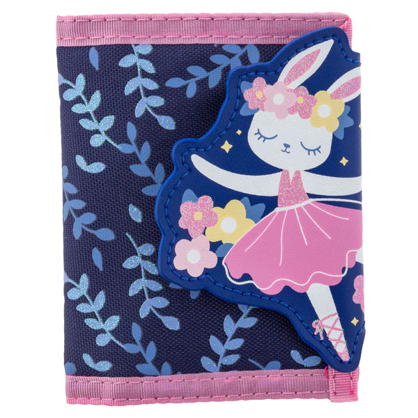 Girl Wallet Ballet Bunny - Doodlebug's Children's Boutique