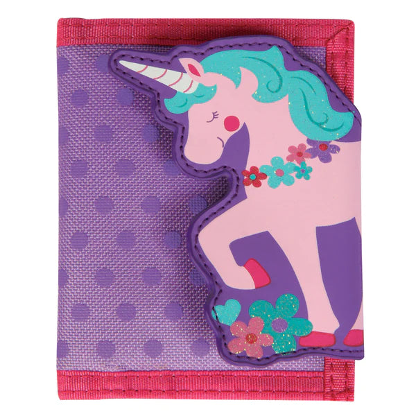 Girl Wallet Purple Unicorn - Doodlebug's Children's Boutique