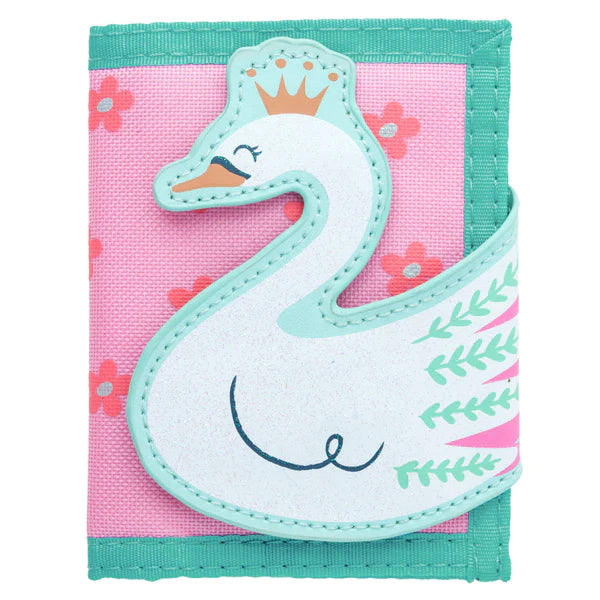 Girl Wallet Swan - Doodlebug's Children's Boutique