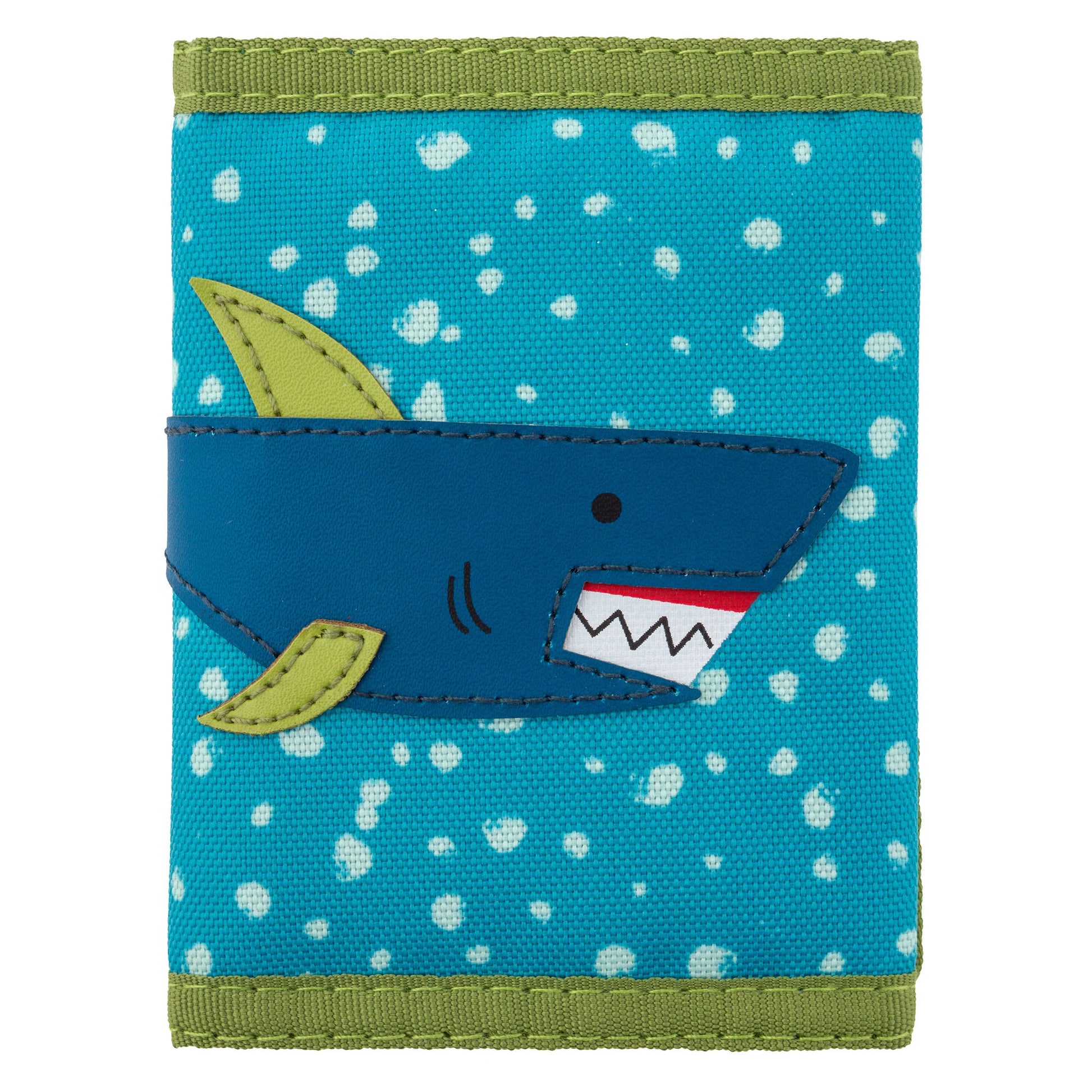 Boy Wallet Blue Shark - Doodlebug's Children's Boutique