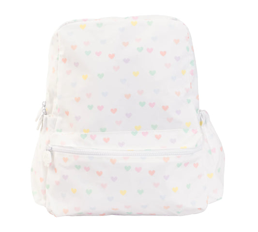 Large Backpack in Hearts  - Doodlebug's Children's Boutique
