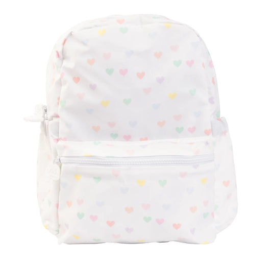 Small Backpack in Hearts  - Doodlebug's Children's Boutique