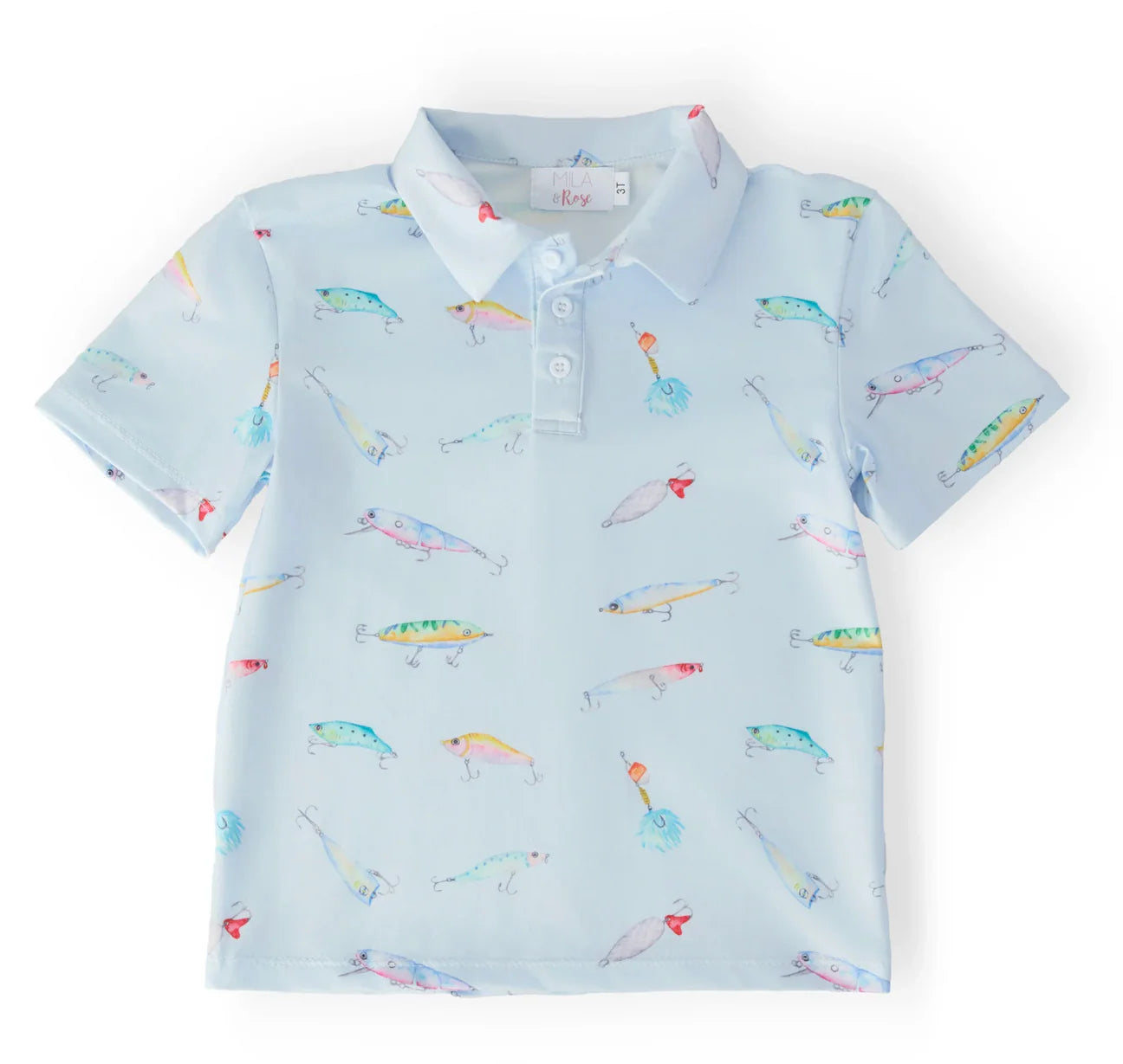 Fish Hook Polo - Doodlebug's Children's Boutique