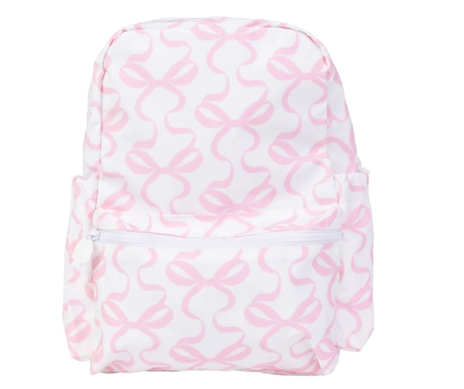 Bows on White Large Backpack - Doodlebug's Children's Boutique