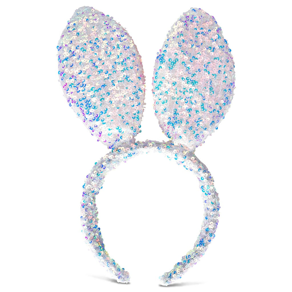 Sequin Bunny Ears Headband - Doodlebug's Children's Boutique