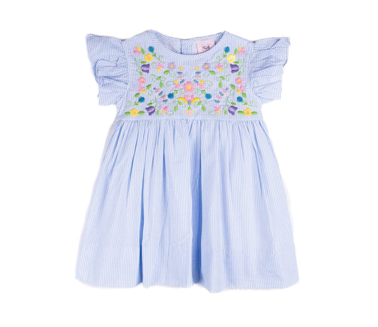 Blue Fiesta Ole Ole Dress