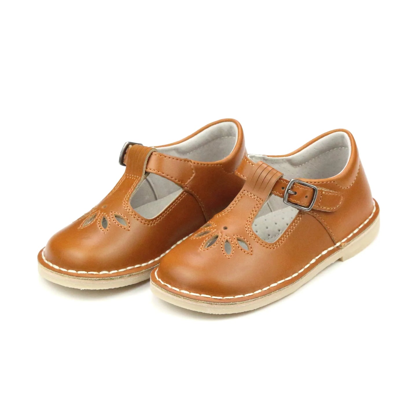 Sienna Appleseed Mary Jane Shoe in Camel  - Doodlebug's Children's Boutique