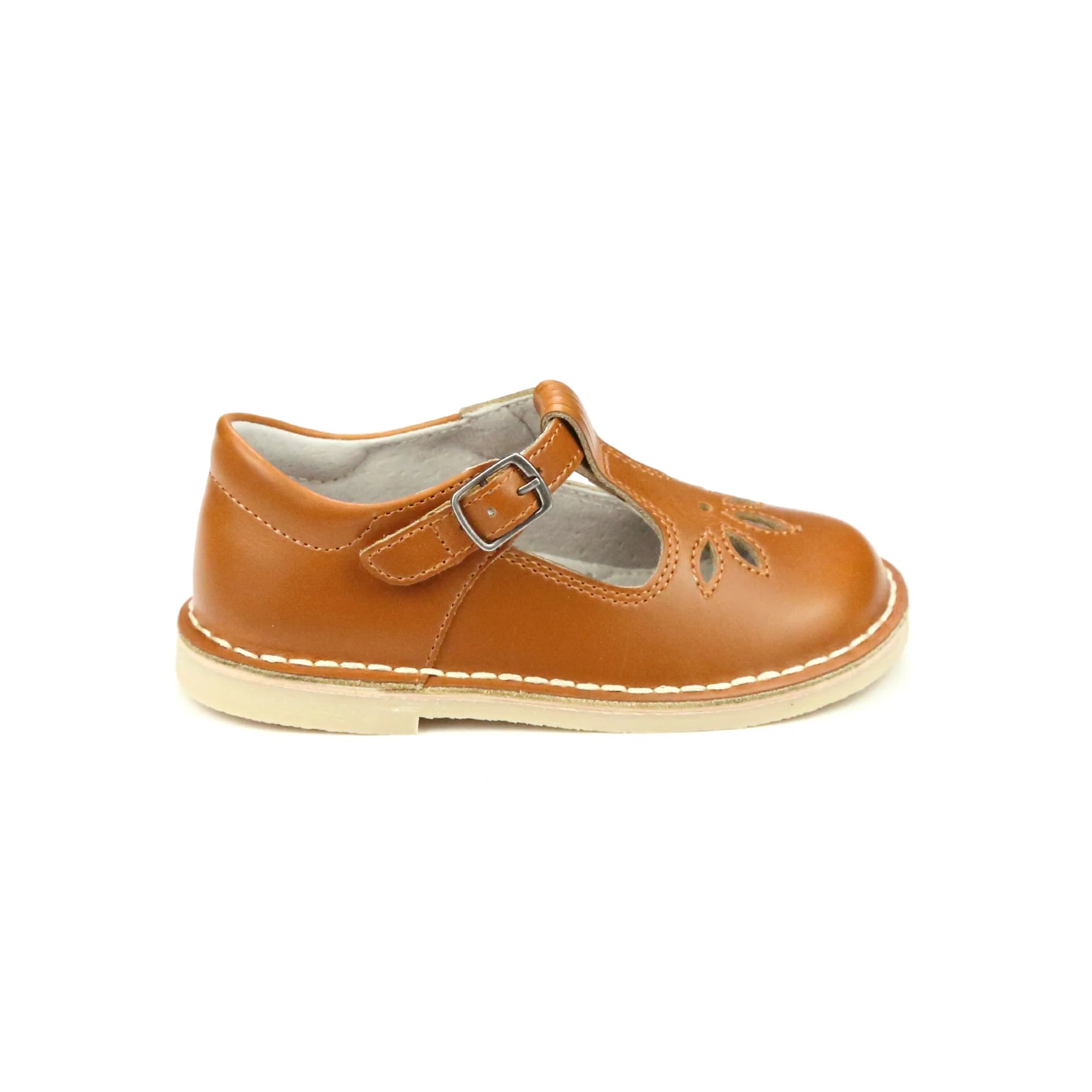 Sienna Appleseed Mary Jane Shoe in Camel  - Doodlebug's Children's Boutique