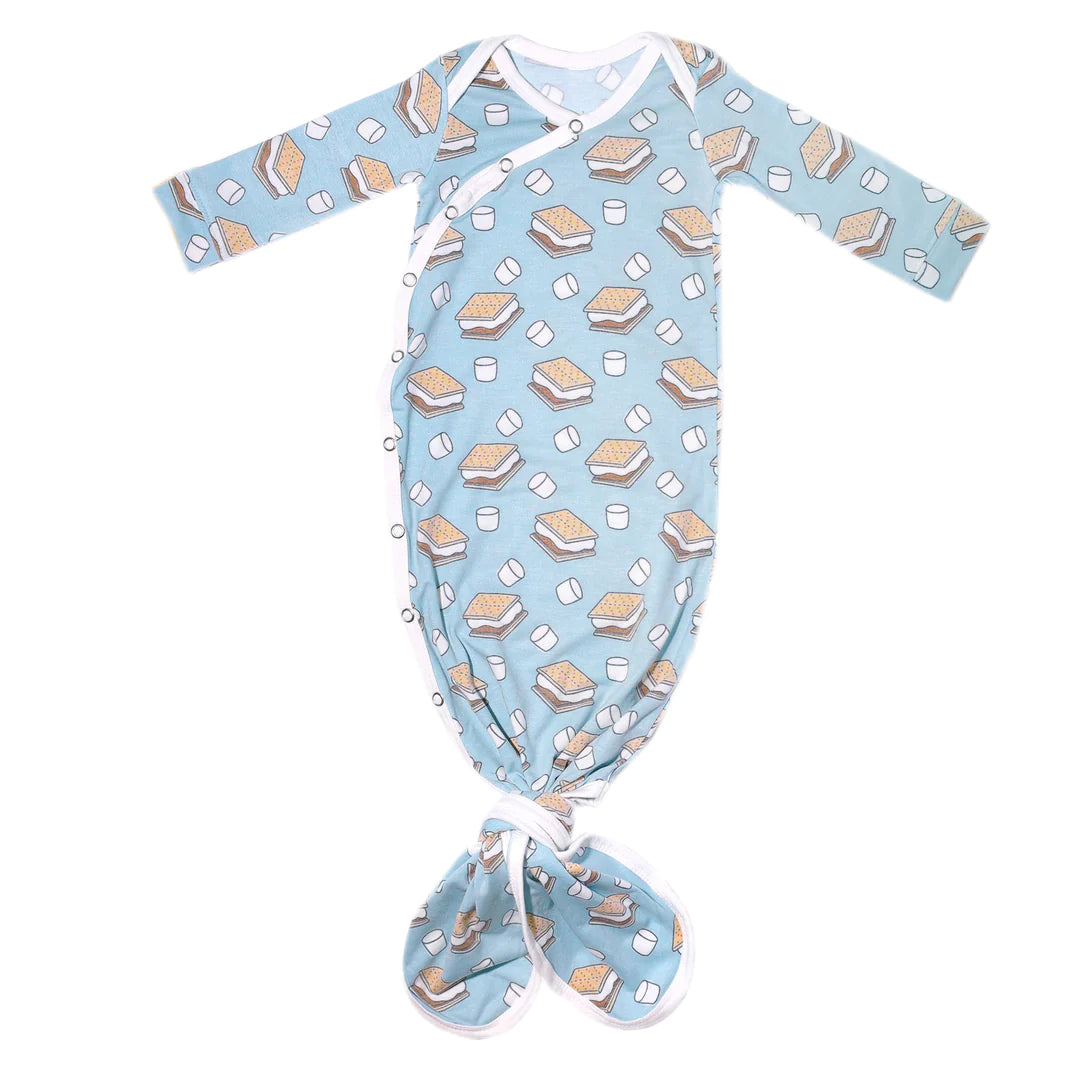 S'mores Knotted Gown  - Doodlebug's Children's Boutique