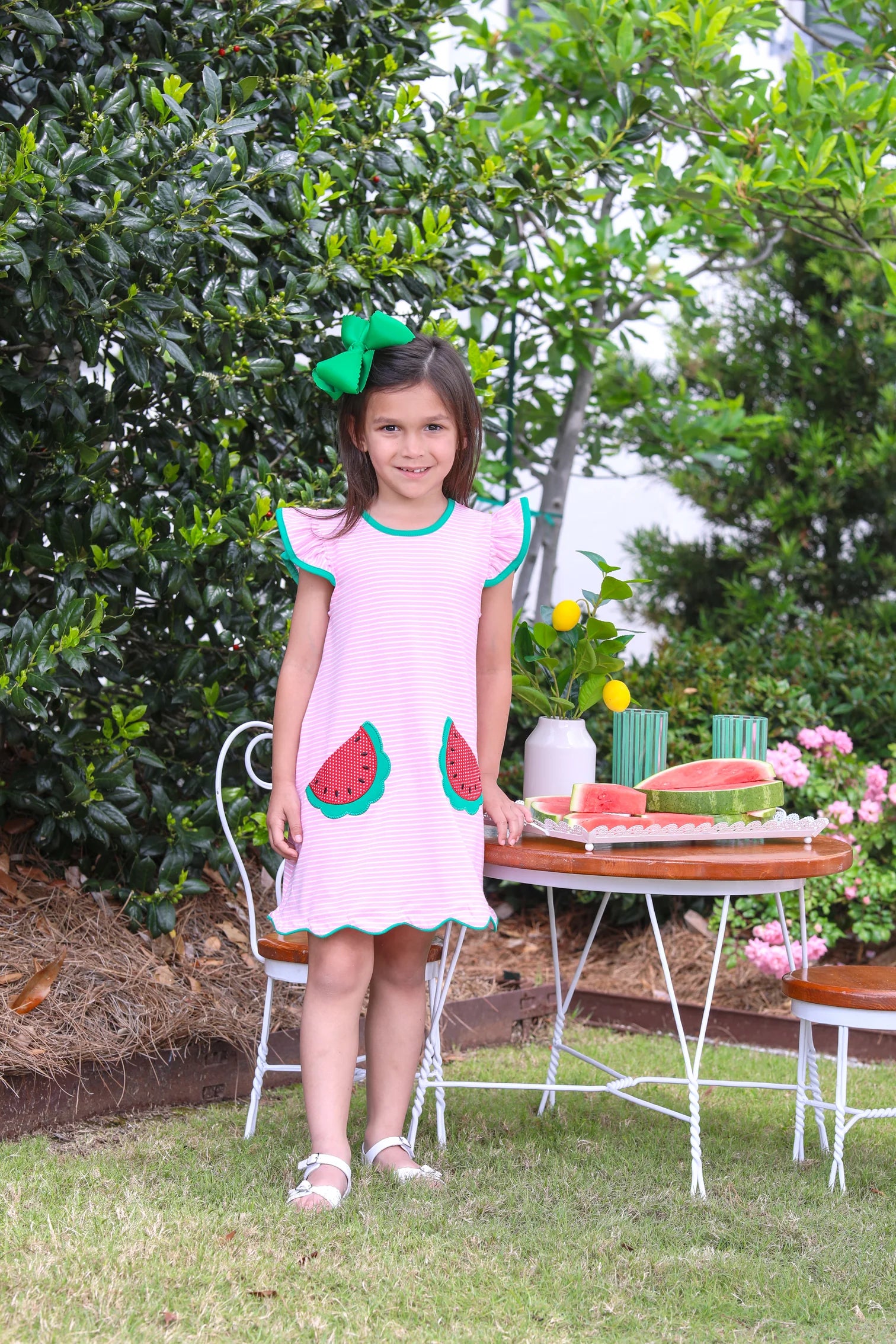 One in a Melon Dress - Doodlebug's Children's Boutique