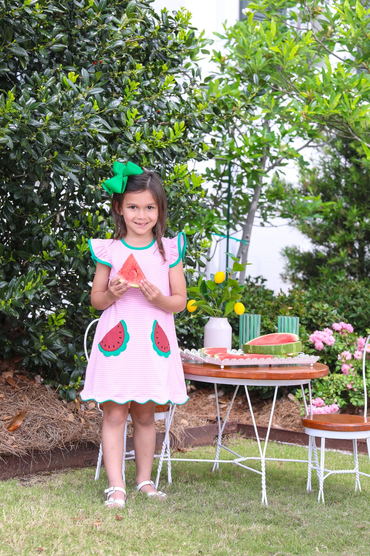 One in a Melon Dress - Doodlebug's Children's Boutique