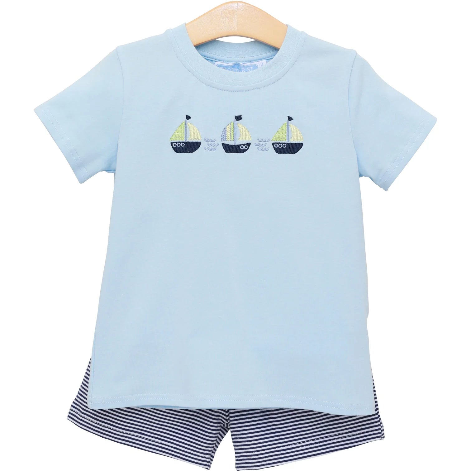 Set Sail Short Set - Doodlebug's Children's Boutique