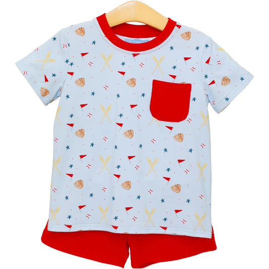 All-Star Short Set - Doodlebug's Children's Boutique