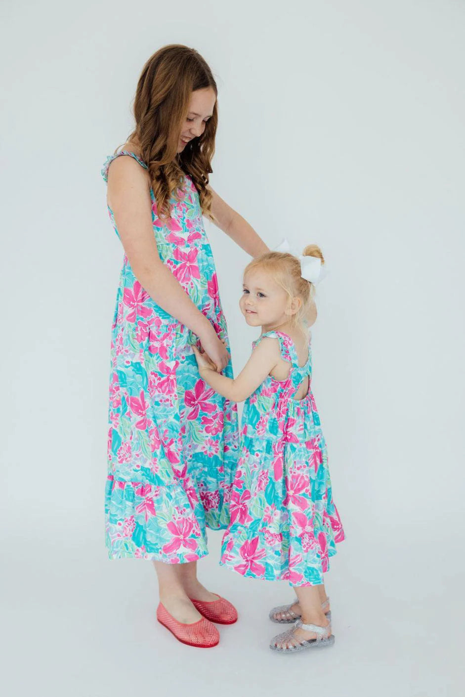 Tropical Punch Ruffle Maxi Dress - Doodlebug's Children's Boutique
