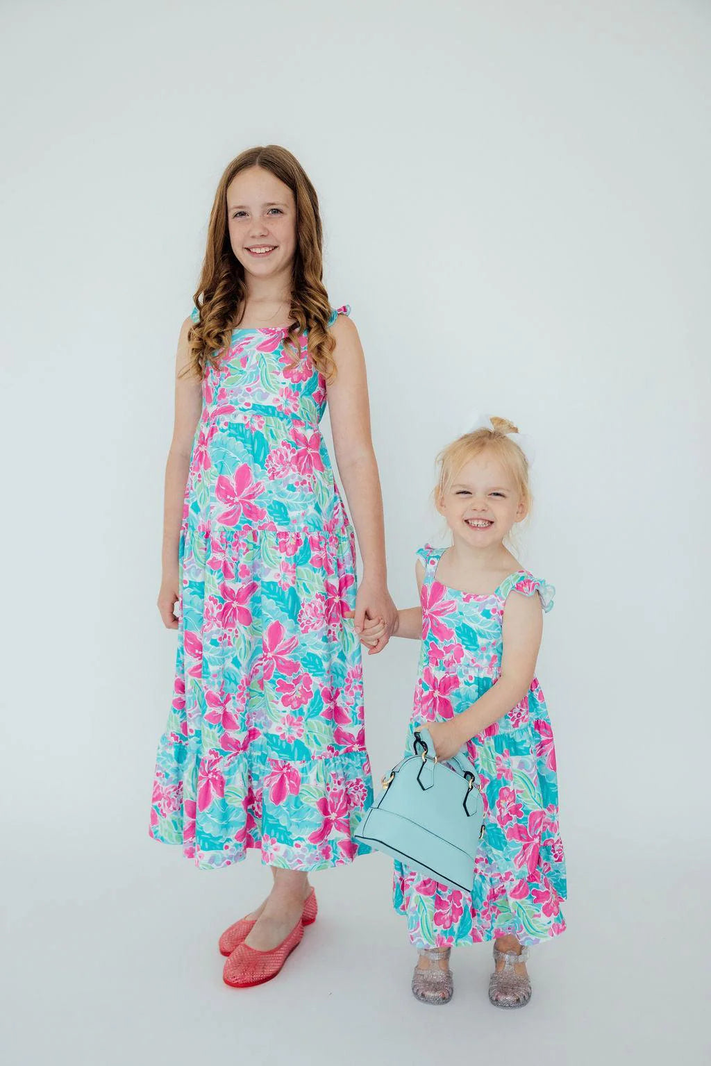 Tropical Punch Ruffle Maxi Dress - Doodlebug's Children's Boutique