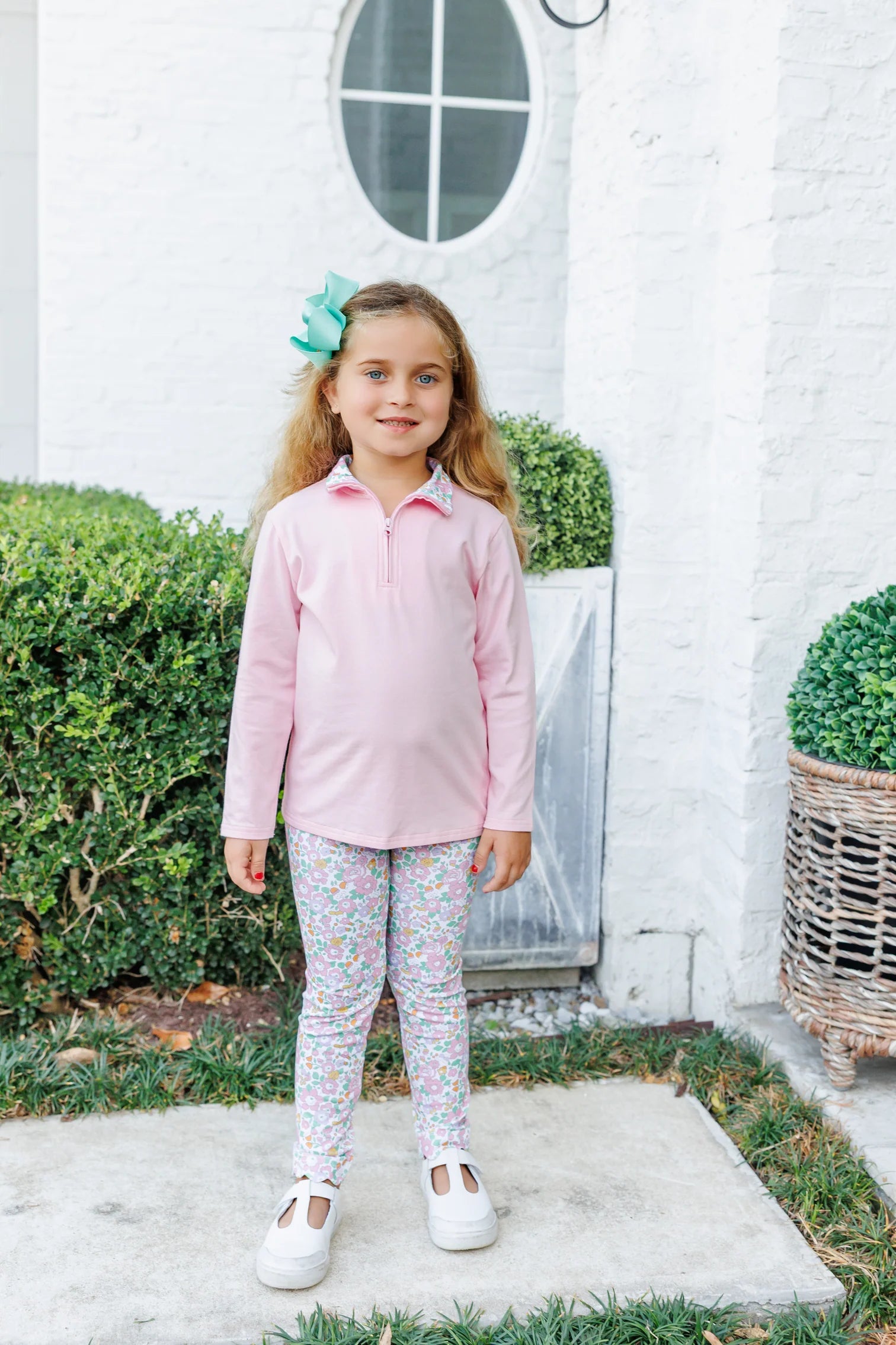 Autumn Blooms 1/4 Zip Pullover Set - Doodlebug's Children's Boutique