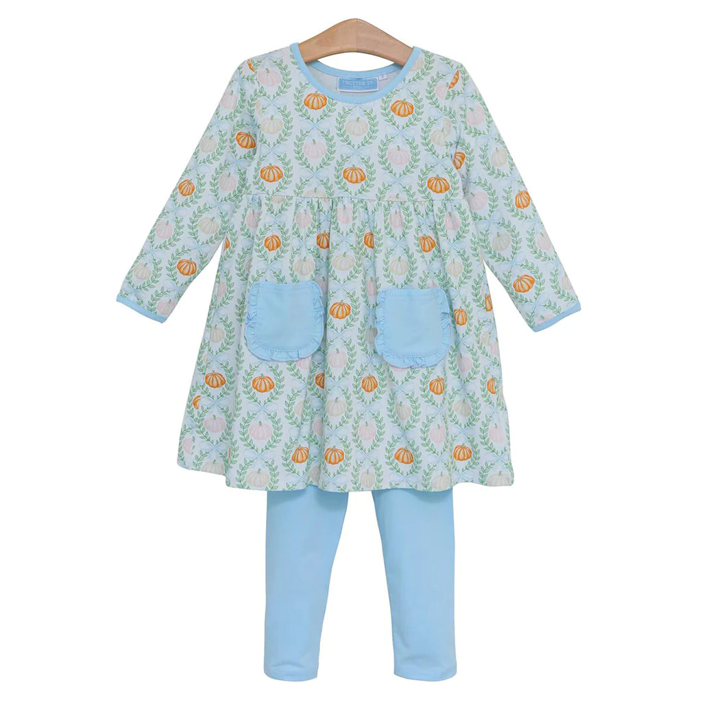 Pumpkin Patch Legging Set  - Doodlebug's Children's Boutique