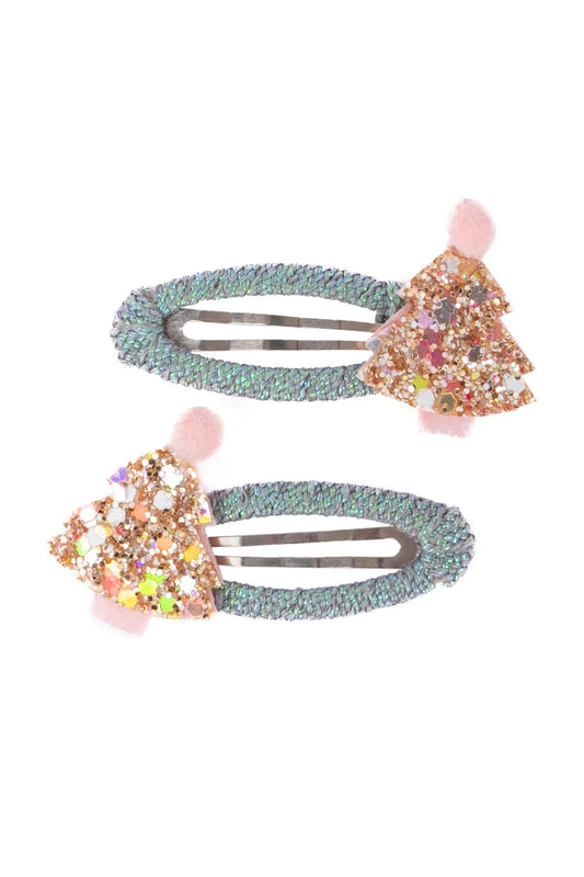 Minty Christmas Hair Clip - Doodlebug's Children's Boutique