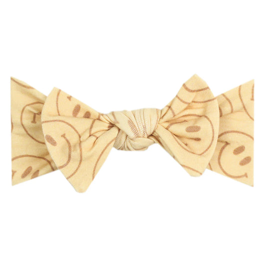 Vance Knit Headband Bow  - Doodlebug's Children's Boutique