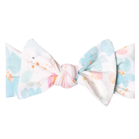 Whimsy Knit Headband Bow  - Doodlebug's Children's Boutique