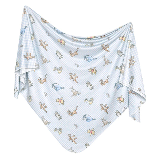 Winnie the Pooh and Friends Swaddle Blanket - Doodlebug's Children's Boutique