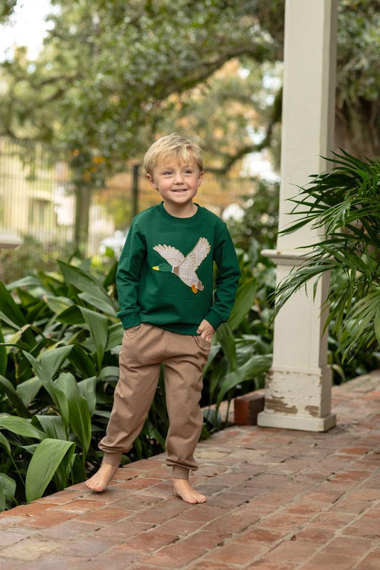 Mallard French Terry Pullover and Jogger Set - Doodlebug's Children's Boutique
