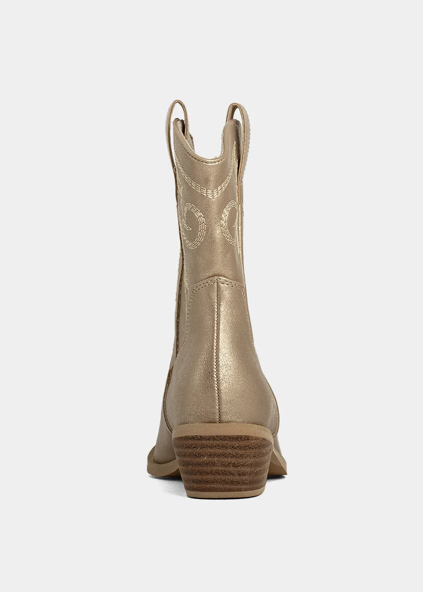Zahara Mini Boot in Golden