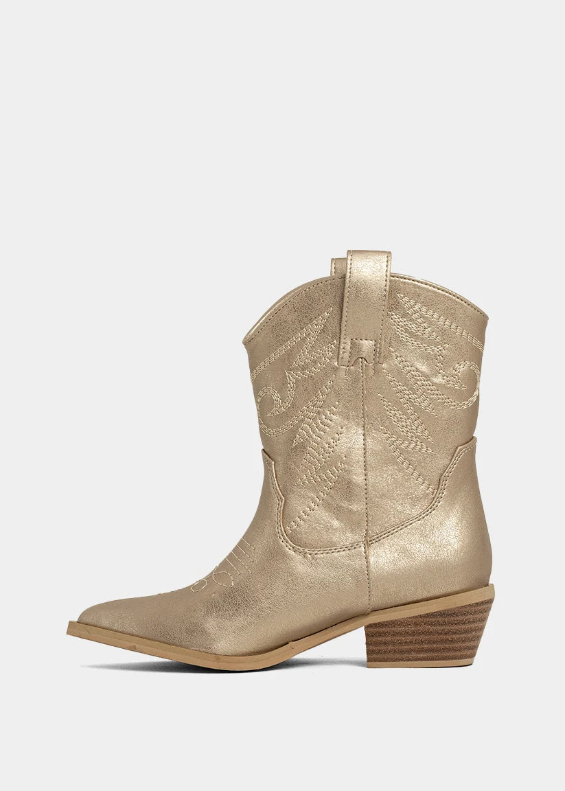 Zahara Mini Boot in Golden