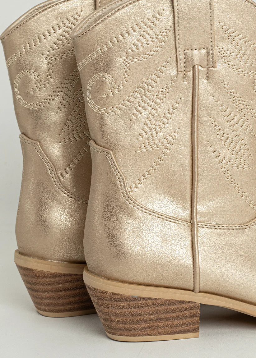 Zahara Mini Boot in Golden