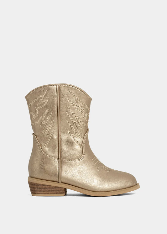 Zahara Mini Boot in Golden
