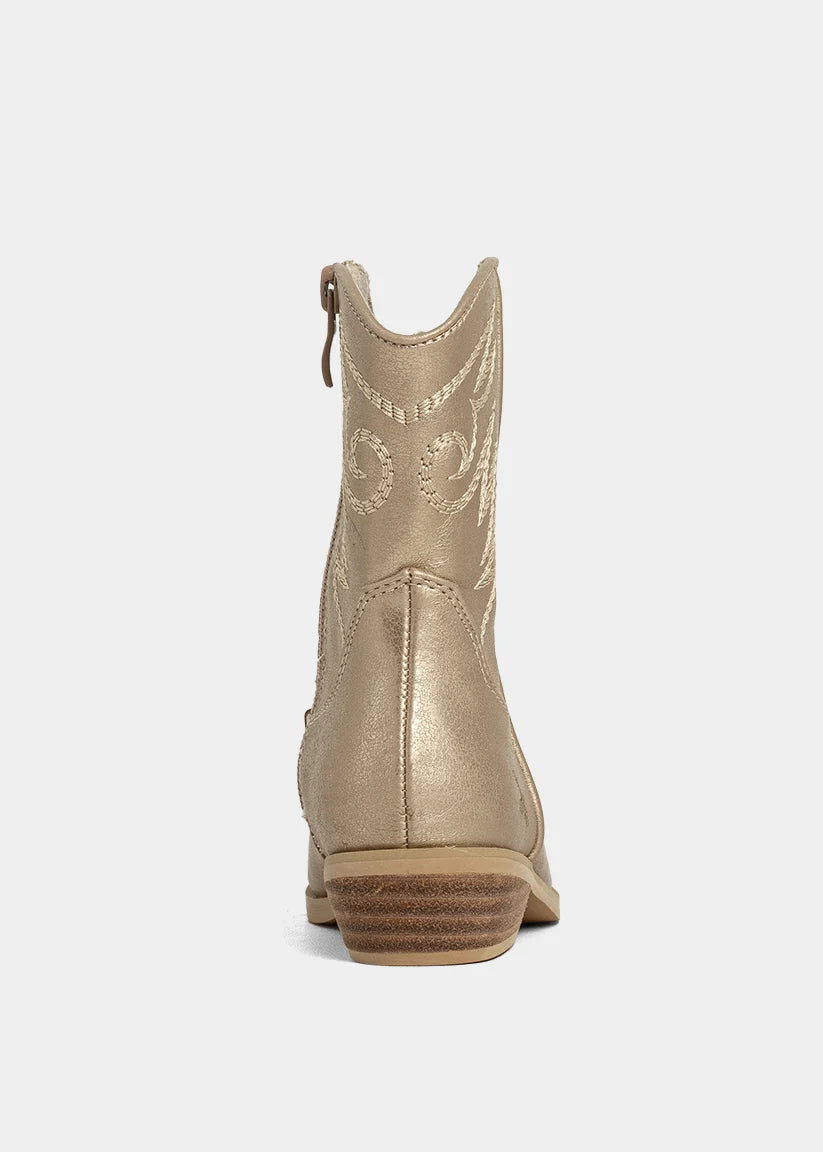 Zahara Mini Boot in Golden
