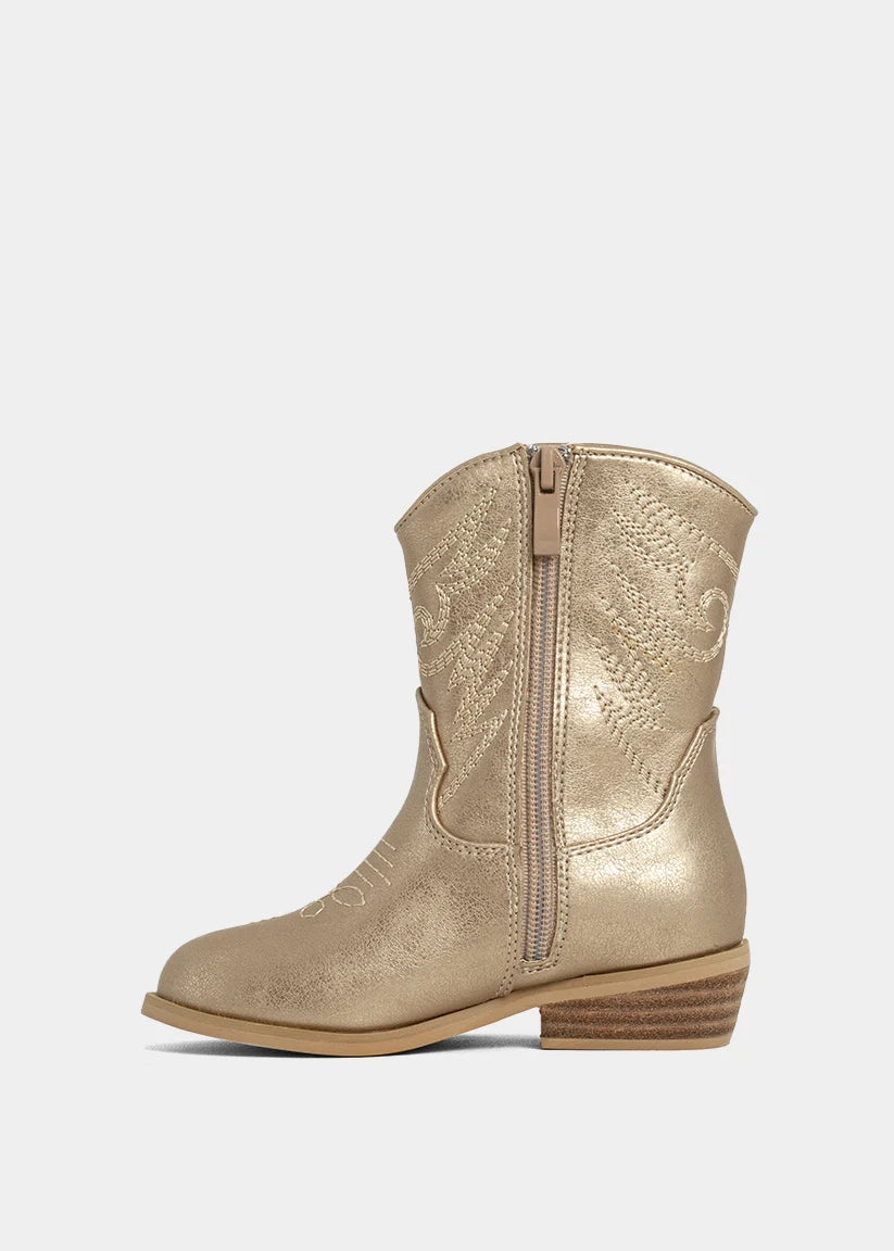 Zahara Mini Boot in Golden