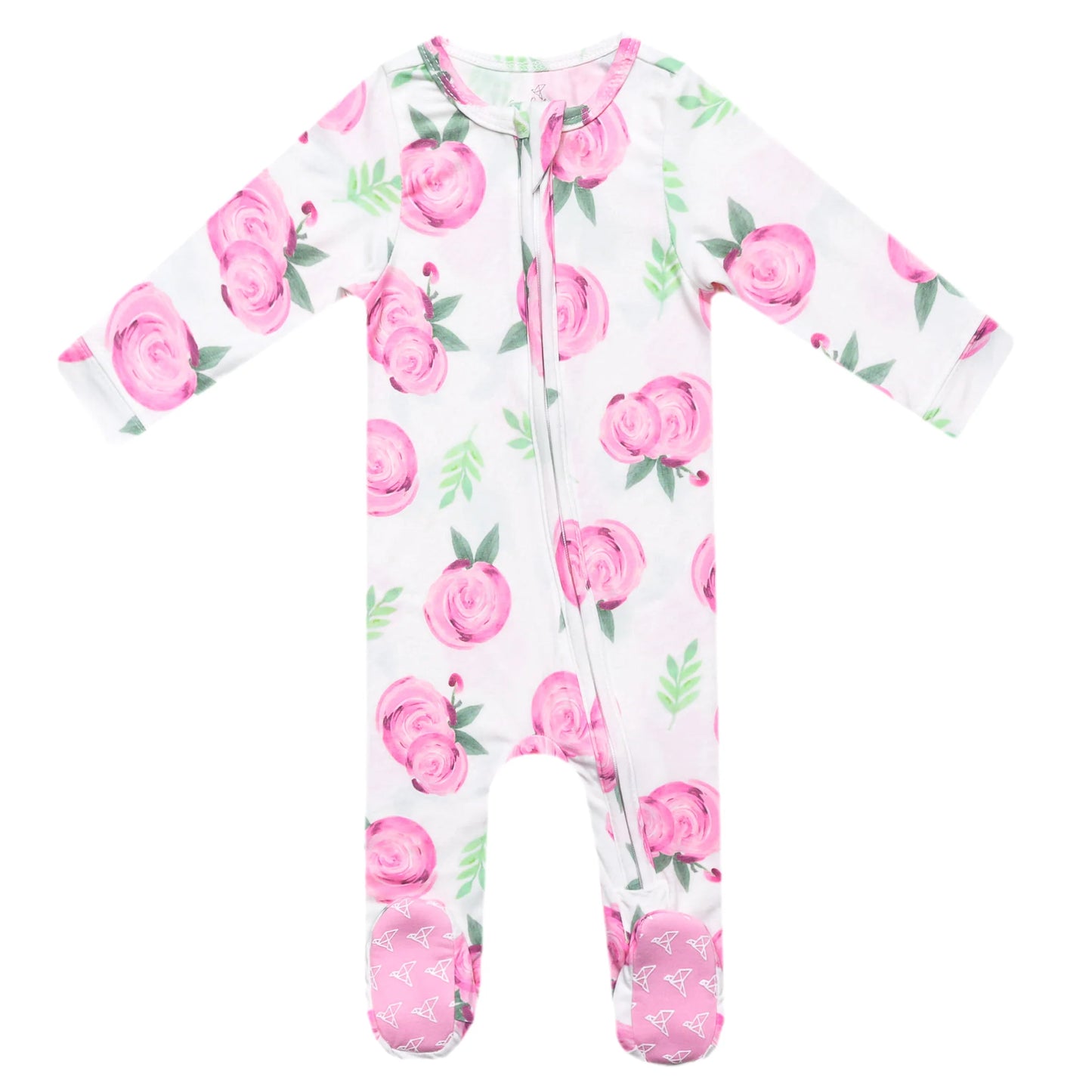 Grace Zip-Up Footie Pajama