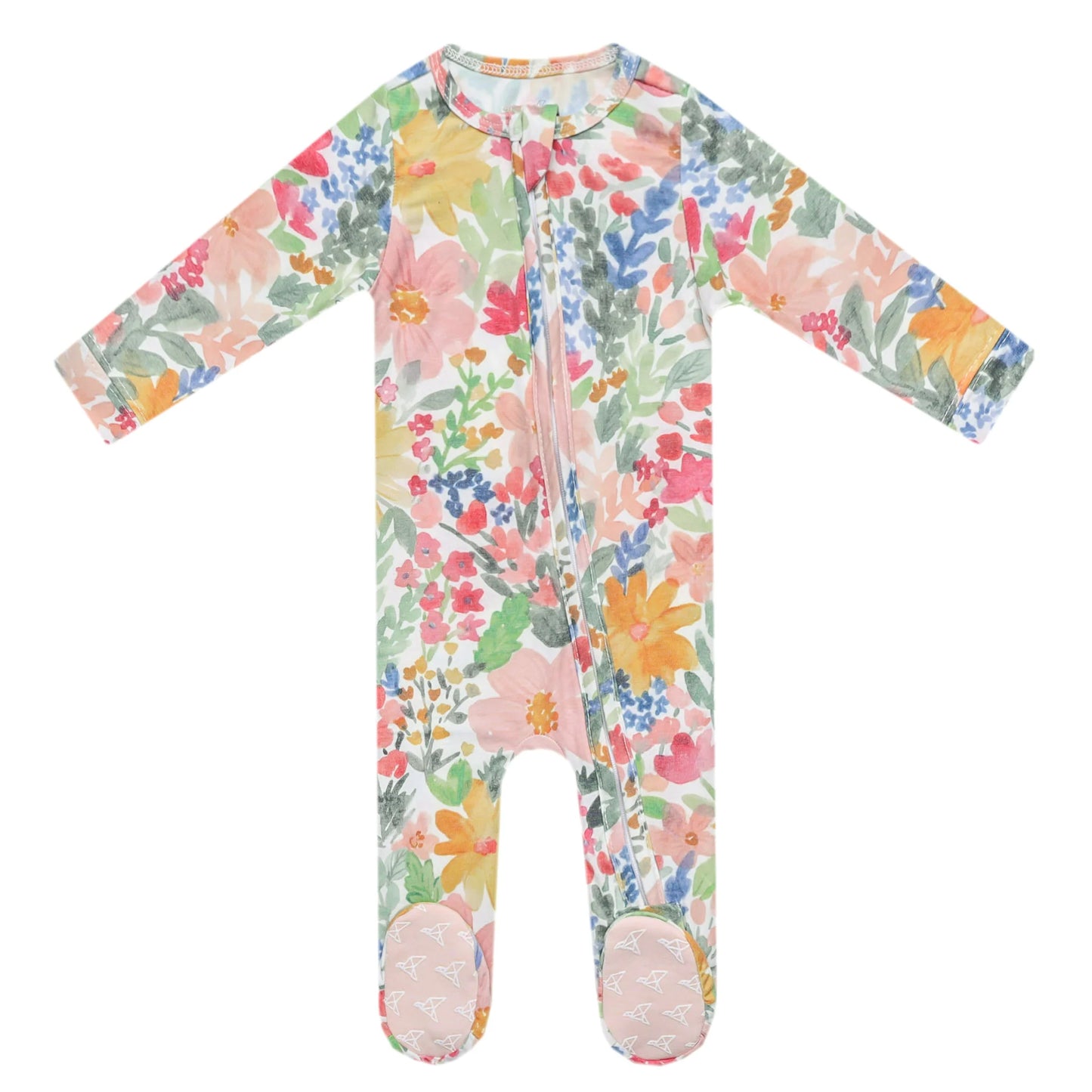 Lark Zip-Up Footie Pajama - Doodlebug's Children's Boutique
