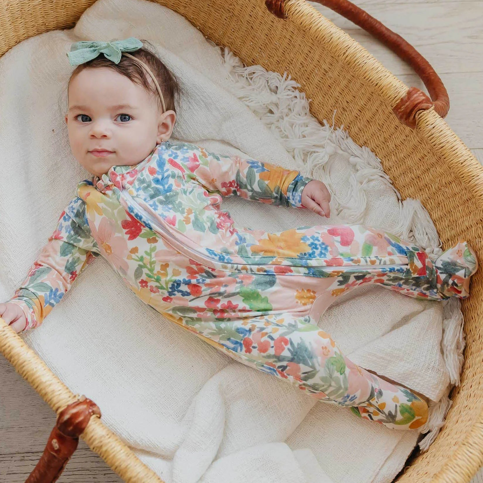 Lark Zip-Up Footie Pajama - Doodlebug's Children's Boutique