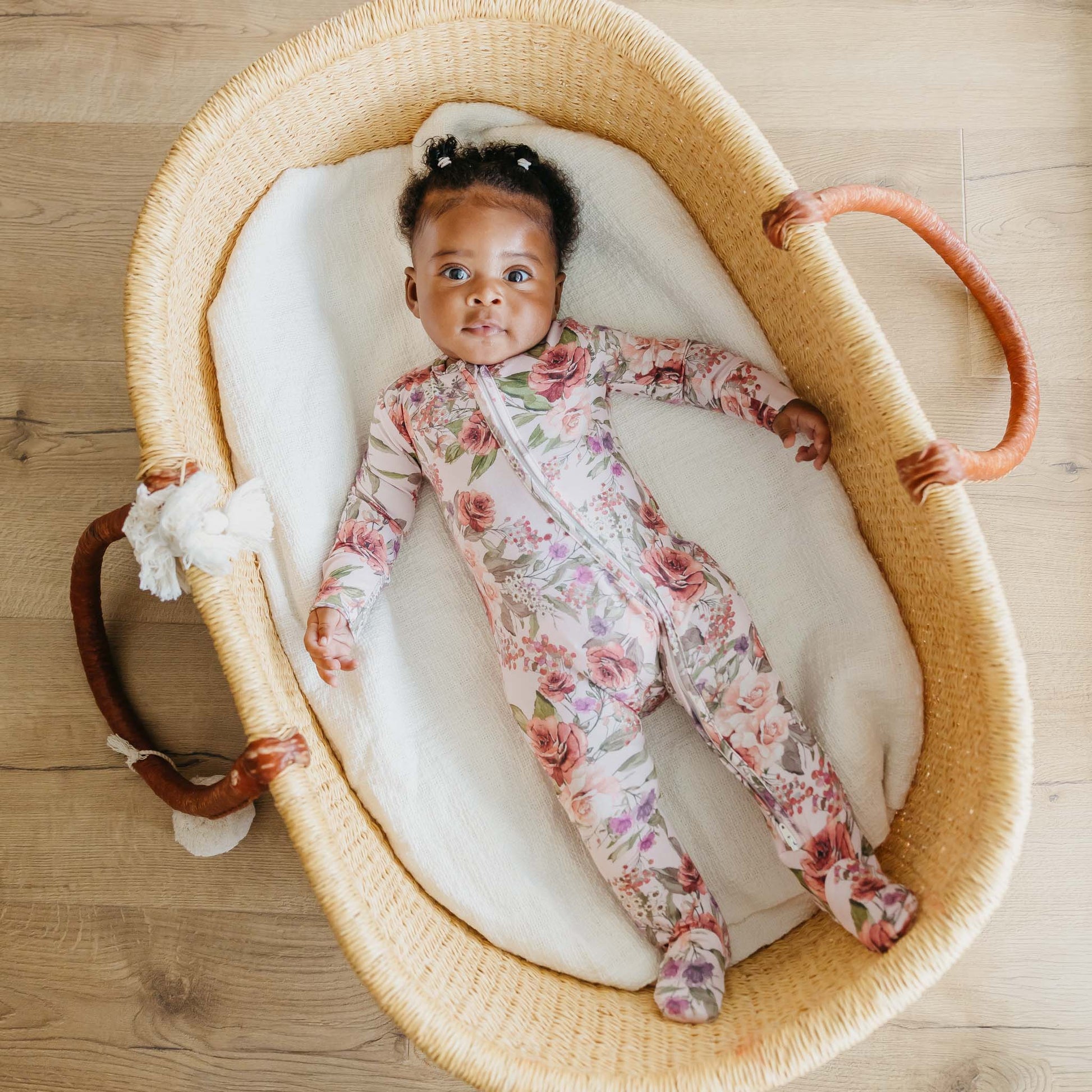 Deborah Zip-Up Footie Pajama - Doodlebug's Children's Boutique