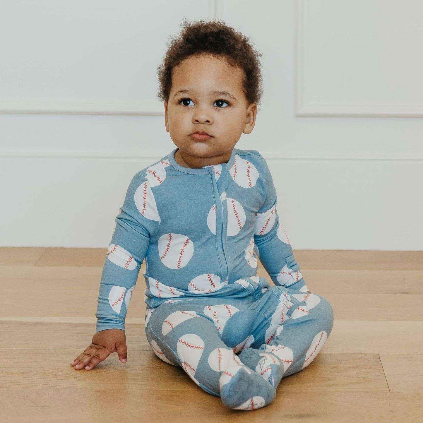 Slugger Zip-Up Footie Pajama - Doodlebug's Children's Boutique