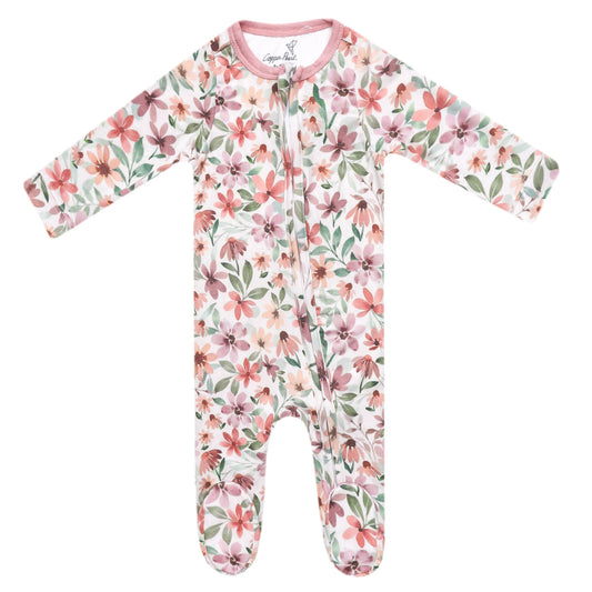Natalie Zip-Up Footie Pajama