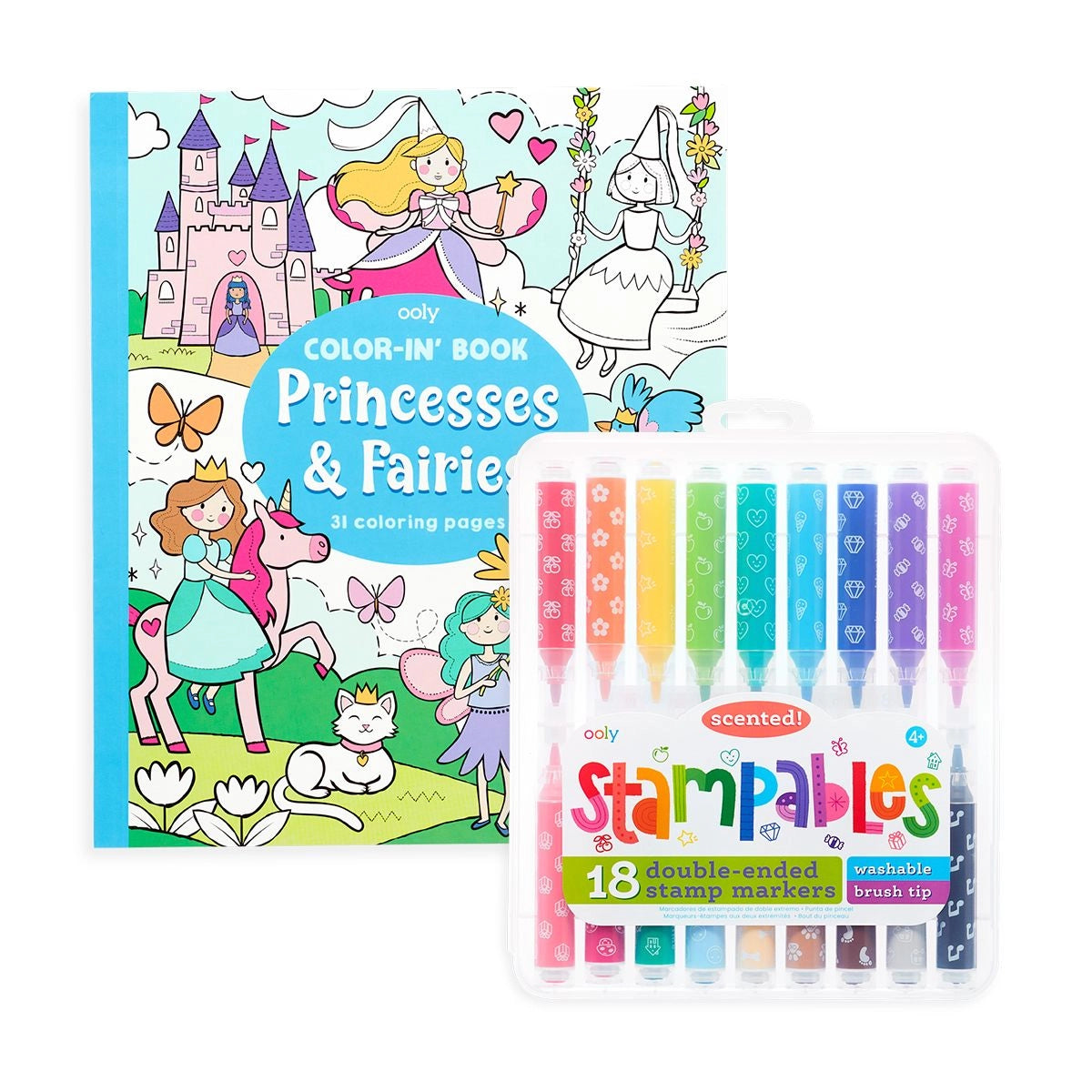 Princess & Fairies Coloring Pack  - Doodlebug's Children's Boutique