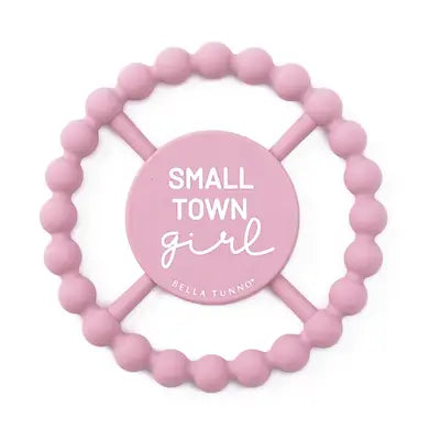 Small Town Girl Happy Teether  - Doodlebug's Children's Boutique