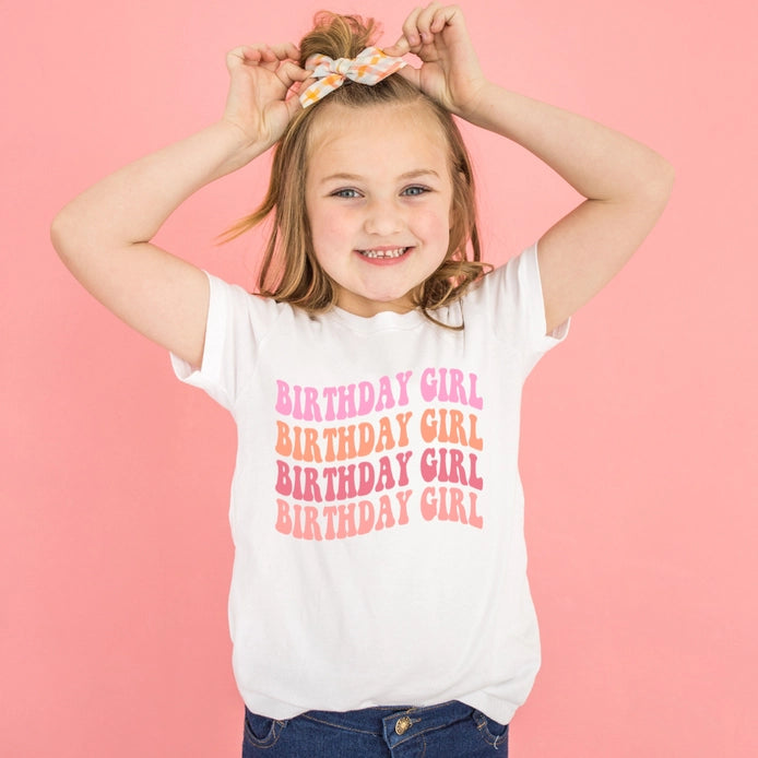 Birthday Girl Tee  - Doodlebug's Children's Boutique