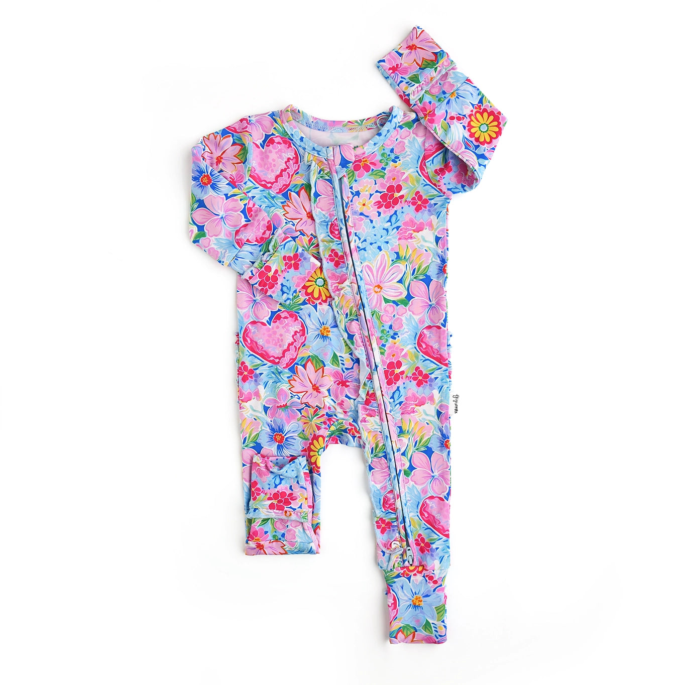 Pippa Ruffle Zip - Doodlebug's Children's Boutique