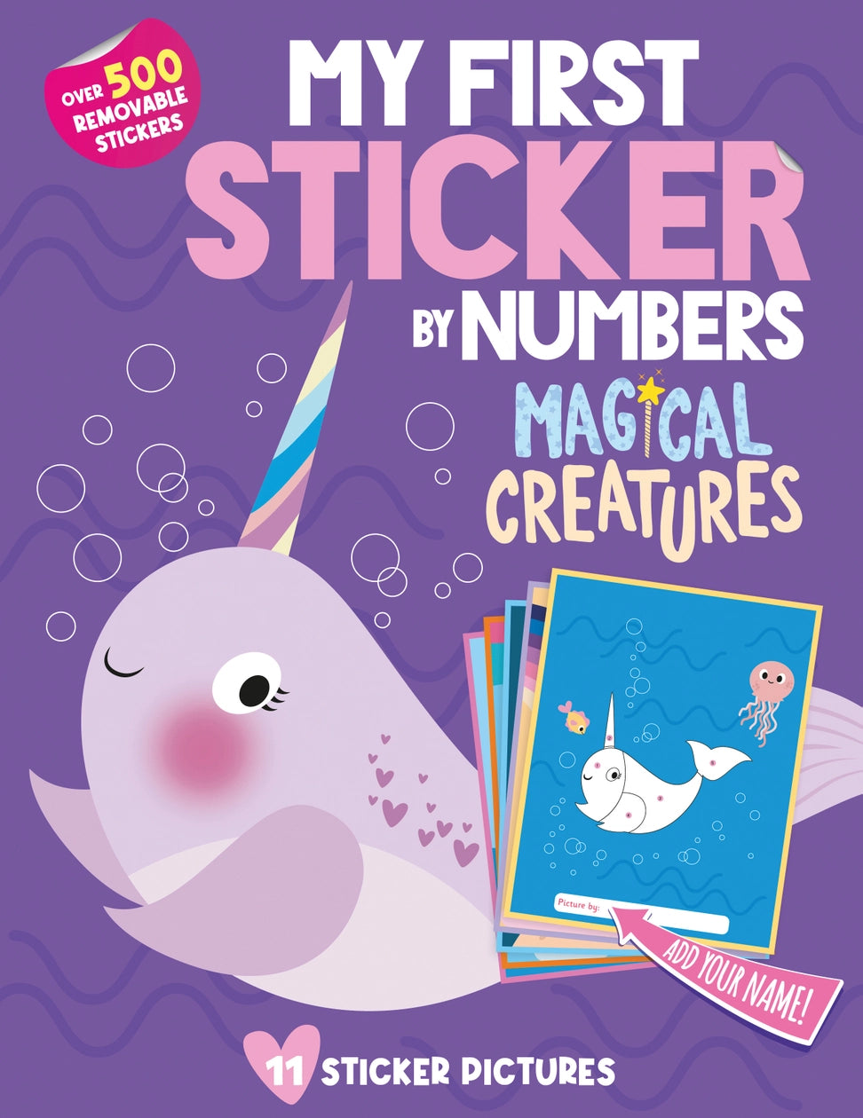 My First Sticker By Numbers: Magical Creatures Book  - Doodlebug's Children's Boutique