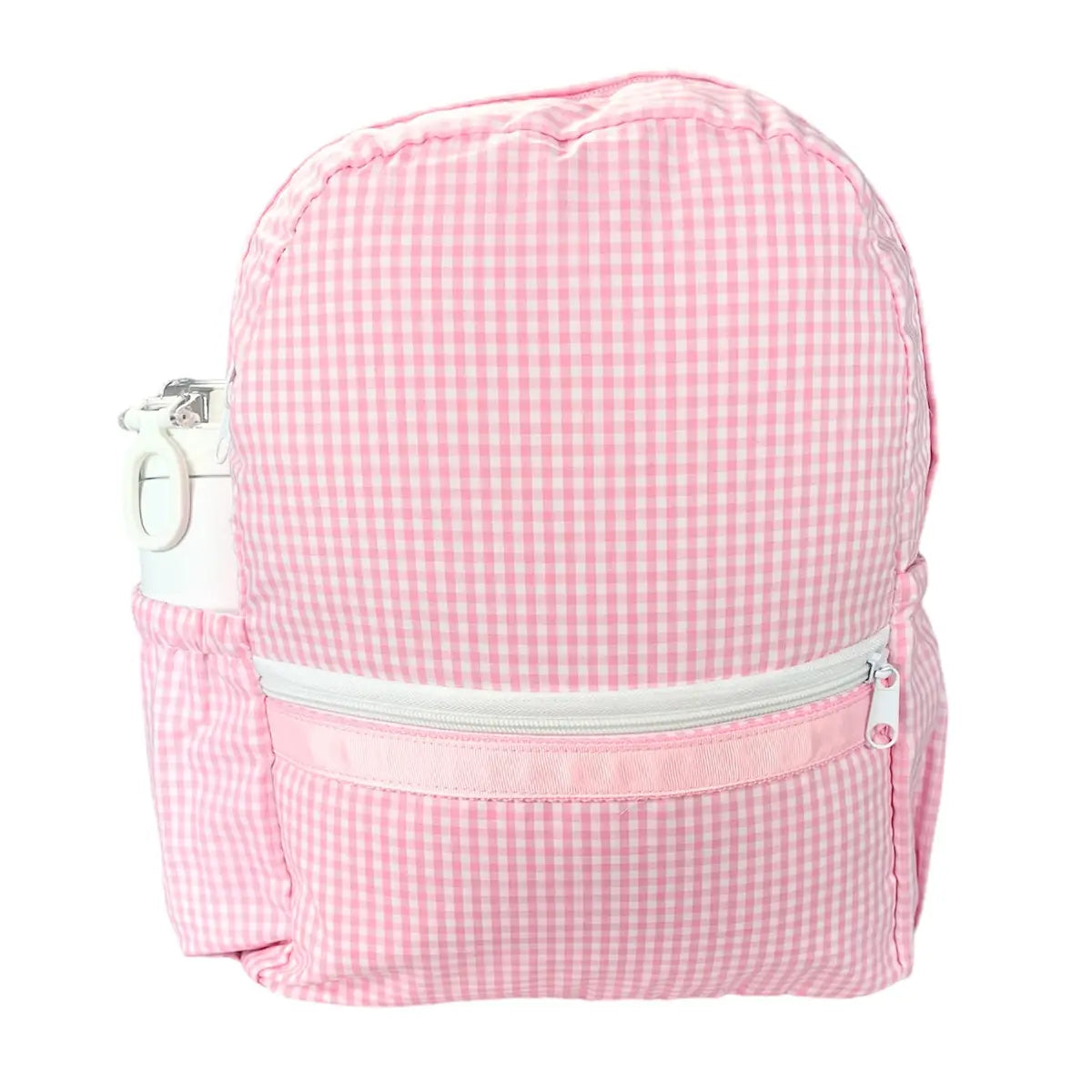 Pink Gingham Medium Backpack with Pockets - Doodlebug's Children's Boutique