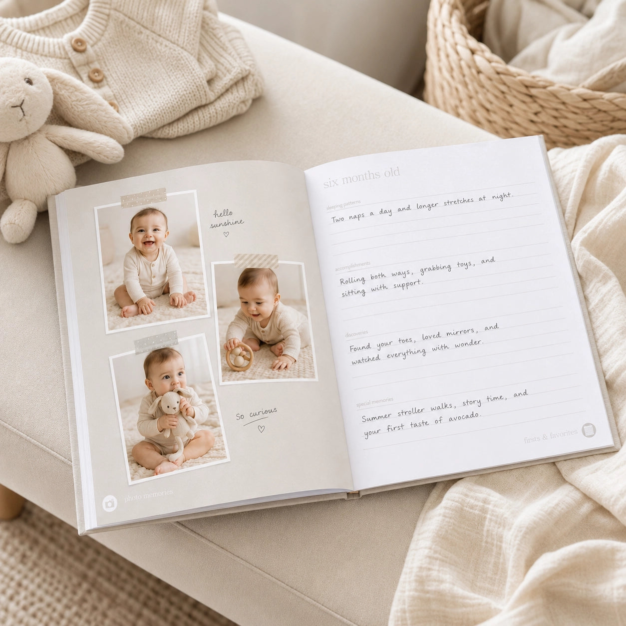 Hello Baby Keepsake Book