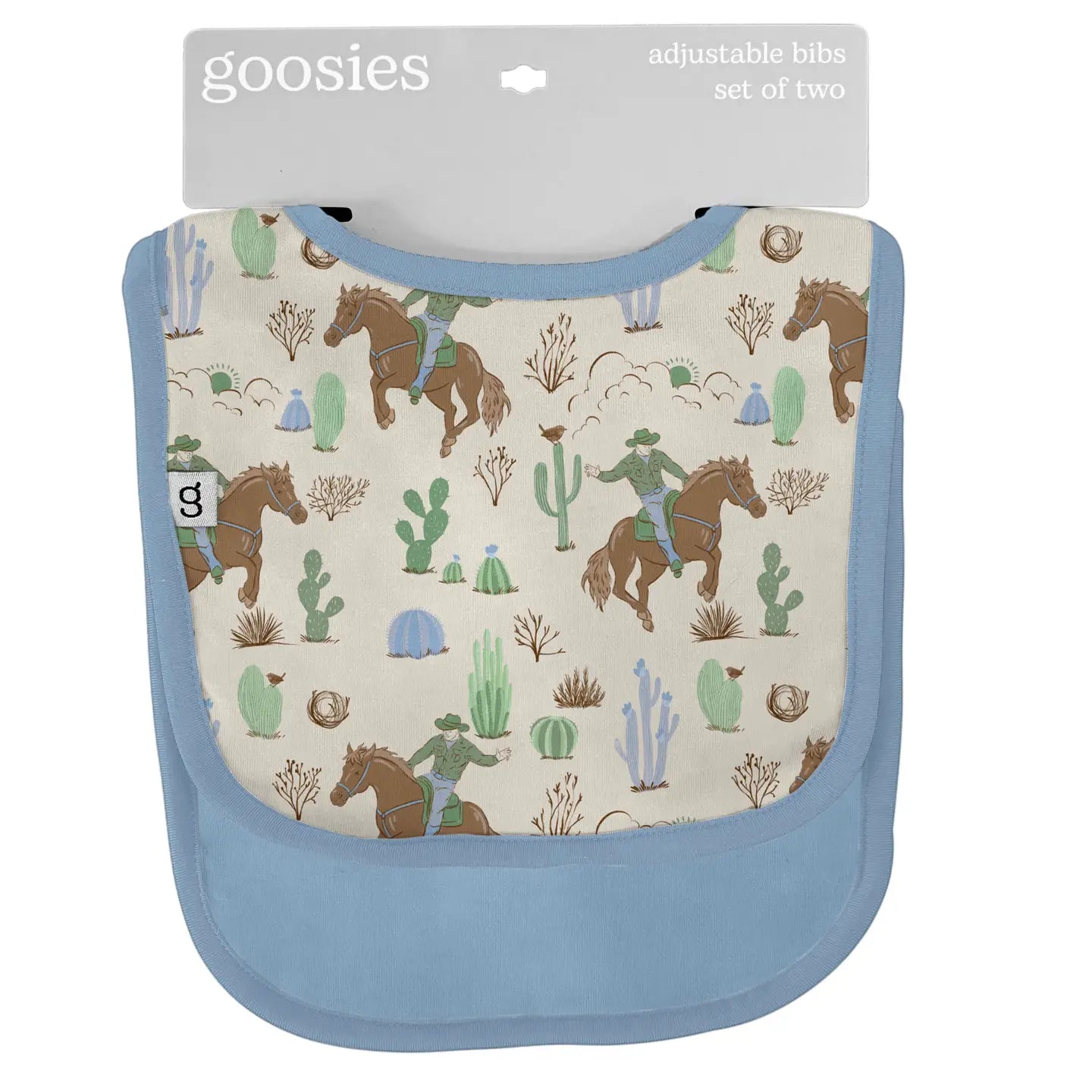 Saddle Up, Cowboy Bib Set - Doodlebug's Children's Boutique