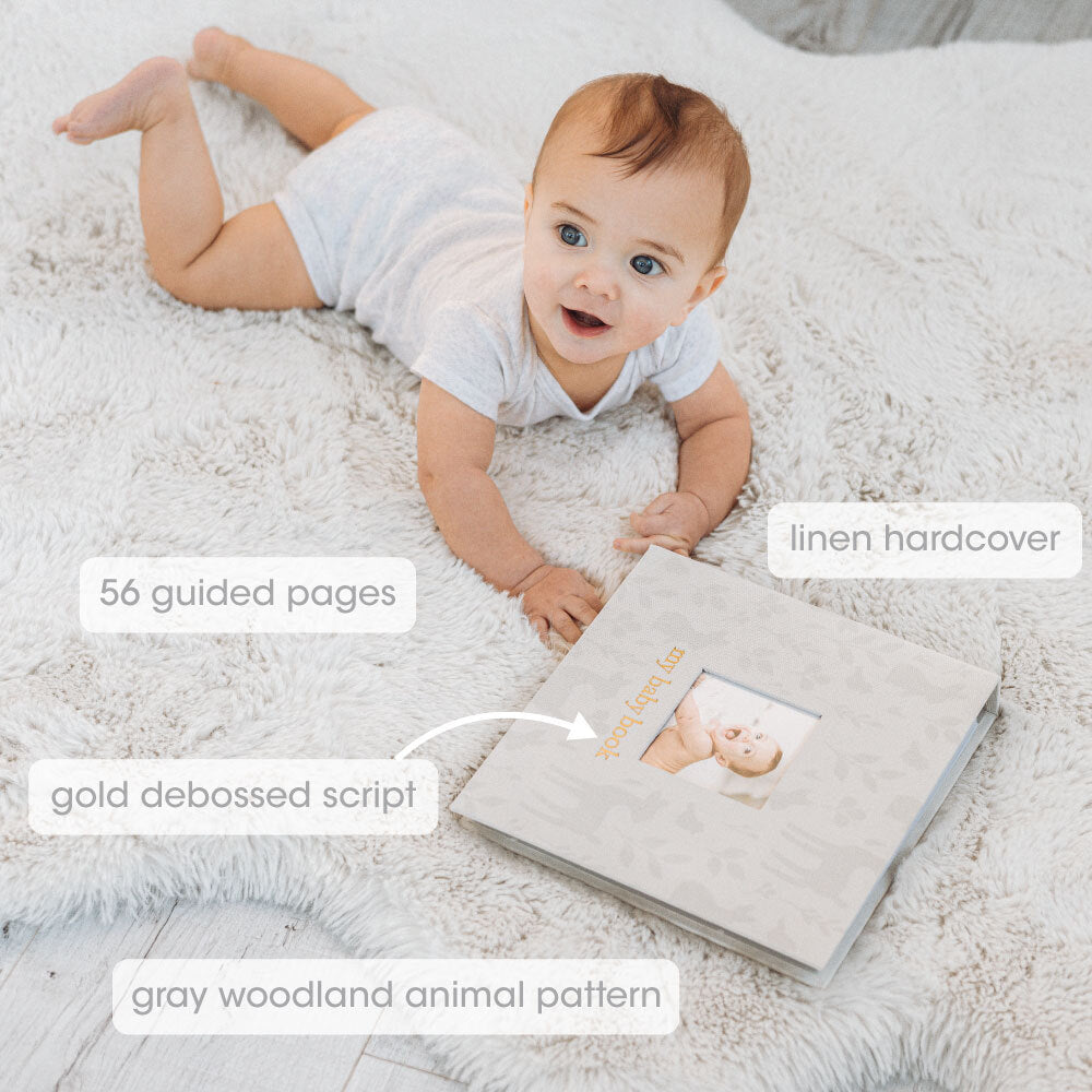 Deer Print Baby Memory Book