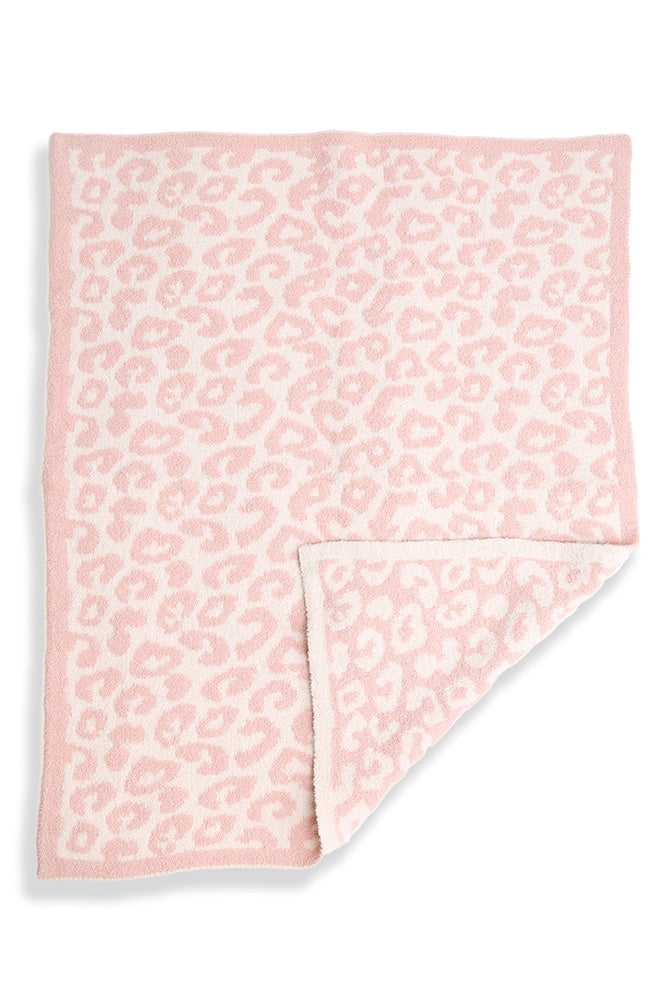 Pink Luxury Soft Leopard Print Blanket - Doodlebug's Children's Boutique