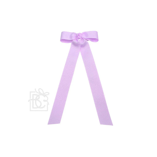 Flat Streamer Bow in Light Orchid  - Doodlebug's Children's Boutique