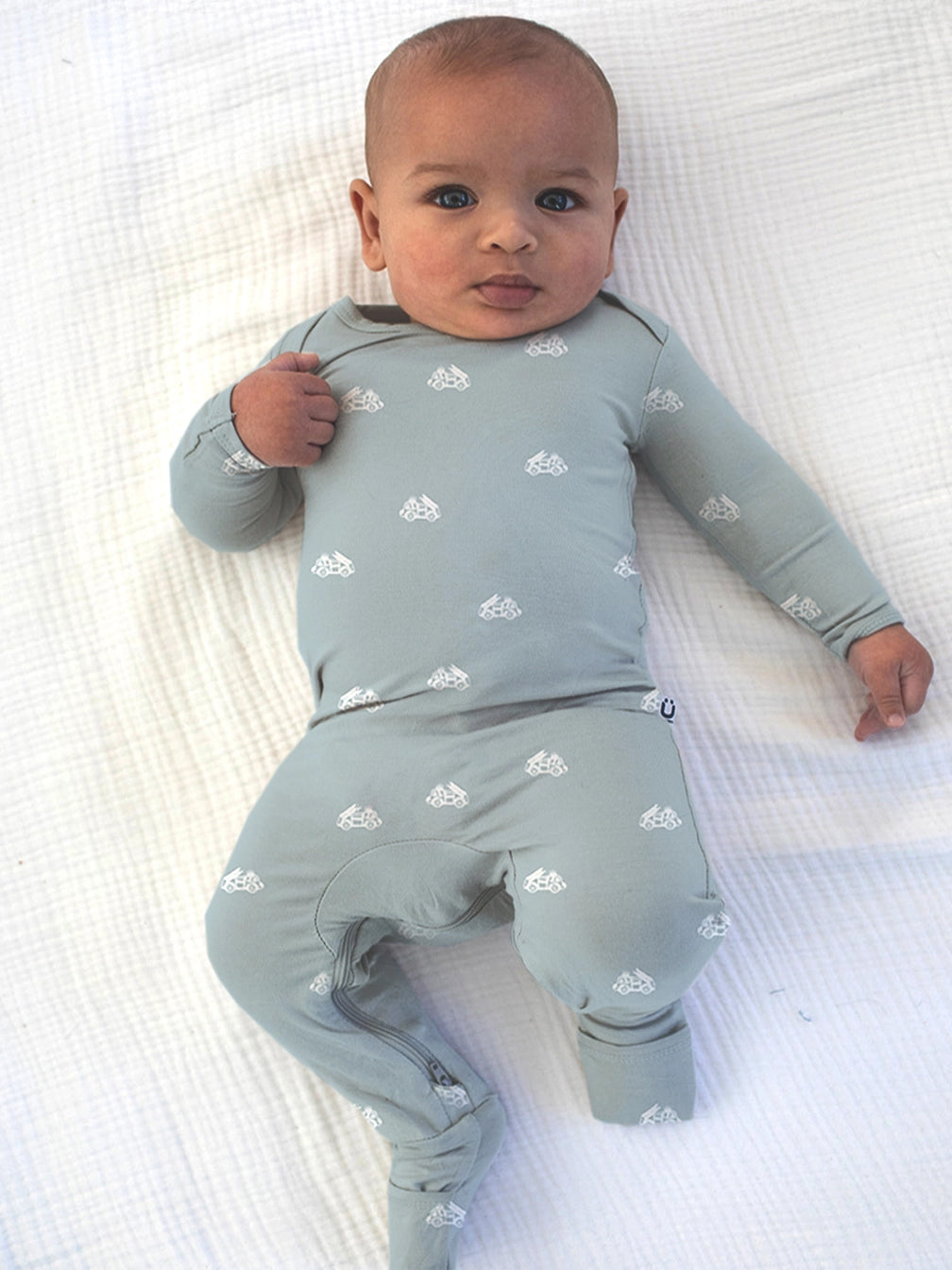 Convertible Pajama in Fire Truck - Doodlebug's Children's Boutique